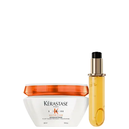 Imagem do produto Kit Kérastase Nutritive Masque Elixir Ultime L'Huile Originale Refil (2 Produtos)