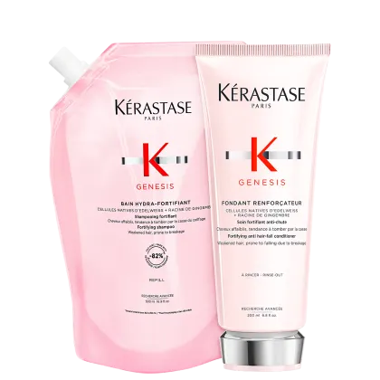 Kit Kérastase Genesis K Intense Deux Refil, com condicionador e shampoo refil