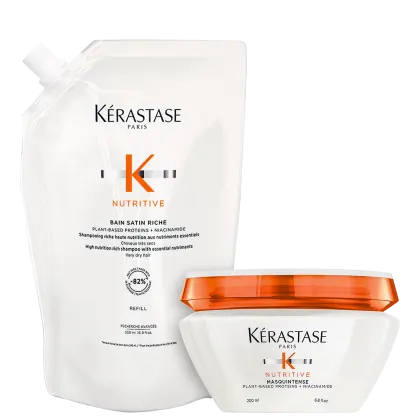Imagem do produto Kit Kérastase Nutritive Mask Refil (2 Produtos)