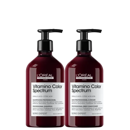 Kit L'Oréal Professionnel Vitamino Color Spectrum: Shampoo 500ml; e Condicionador 500ml