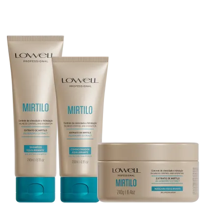 Imagem do produto Kit Lowell Mirtilo Trio Home Care (3 Produtos)