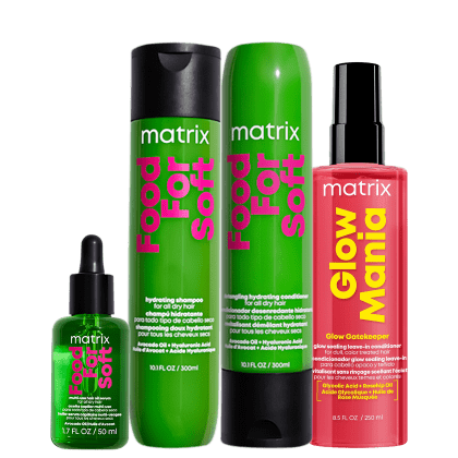 Imagem do produto Kit Matrix Food For Soft + Glow Mania Quarteto (4 Produtos)