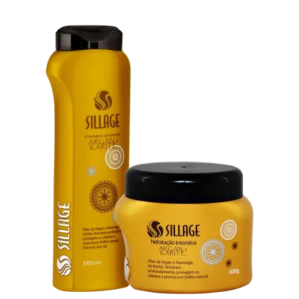 Kit Sillage Premium Argan Karité Duo Treat, 2 produtos.