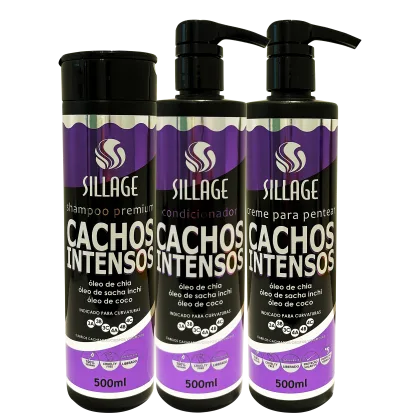 Imagem do produto Kit Sillage Cachos Intensos Trio Power (3 Produtos)