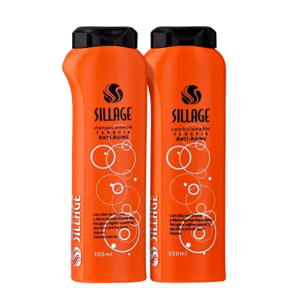 Kit Sillage Terapia AntiAging Duo Basic, 2 produtos.