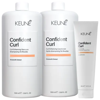 Imagem do produto Kit Keune Confident Curl Coily Super Trio (3 Produtos)