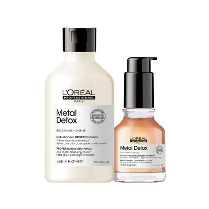 Imagem do produto Kit L'Oréal Professionnel Serie Expert Metal Detox - Shampoo e Óleo Capilar