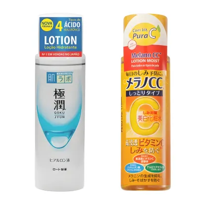 Imagem do produto Kit Hada Labo Gokujyun Lotion + Vitamina C Lotion