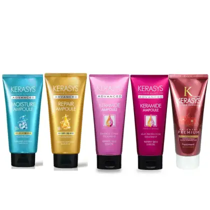 Imagem do produto Kerasys Kit Máscaras (Moisture + Repair + Damage Clinic  + Heat + Oriental)