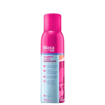 Shampoo a Seco Fortificante, da marca Ricca.