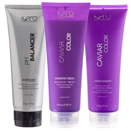 Imagem do produto Kit K. Pro Caviar Power Trio pH Balancer (3 Produtos)
