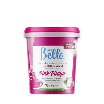Imagem do produto Depil Bella Pink Pitaya - Cera Depilatória Hidrossolúvel 600g