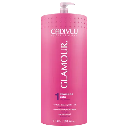 Imagem do produto Cadiveu Professional Glamour Rubi - Shampoo 3L