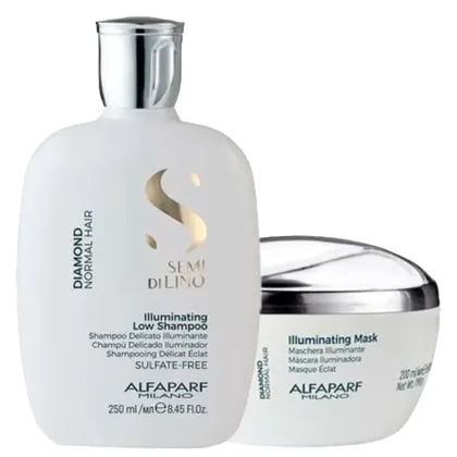 Imagem do produto Kit Alfaparf Semi Di Lino Diamond Double Care (2 Produtos)