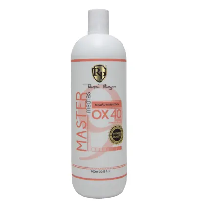 Emulsão Reveladora 40 Volumes Robson Peluquero Master Mechas, 900ml.