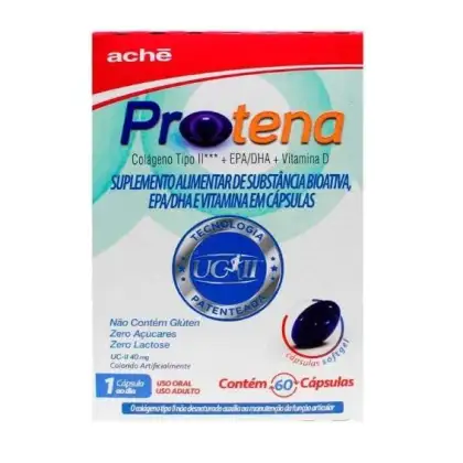 Imagem do produto Suplemento Alimentar Protena Colágeno Não Hidrolisado Tipo II 60cps