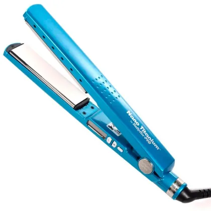 Imagem do produto Prancha/ Chapinha Nano Titanium Babyliss Pro para progressiva/para alisar - Tradicional Azul 1+1/4 450ºF (230ºC) Original By Roger