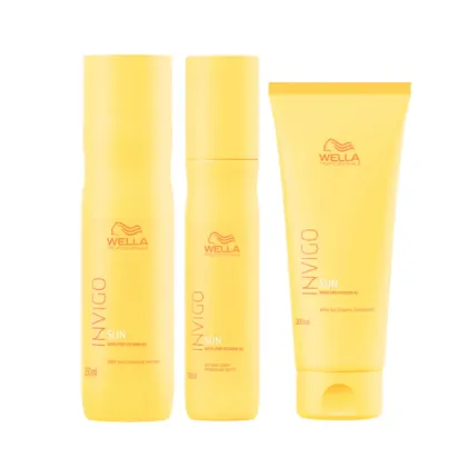 Imagem do produto Kit Wella Professionals Trio Invigo Sun Leave-in (3 Produtos)