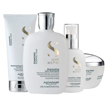 Imagem do produto Kit Alfaparf Semi Di Lino Diamond Quarteto Extraordinário (4 Produtos)