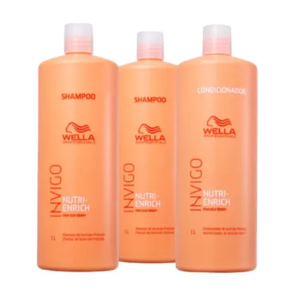Imagem do produto Kit Wella Professionals Invigo Nutri-Enrich Triplo Salon Treat (3 Produtos)