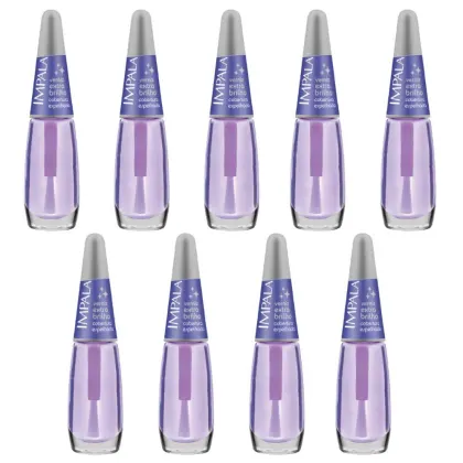 Imagem do produto Kit Esmalte Verniz Impala Extra Brilho 7,5ml C/9