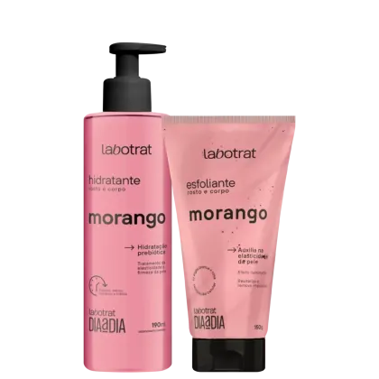 Imagem do produto Esfoliante + Hidratante Rosto e Corpo Labotrat Morango