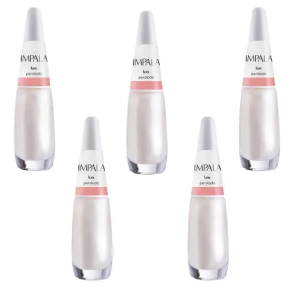 Imagem do produto Kit Esmalte Perolado Impala Lua 7,5ml C/5