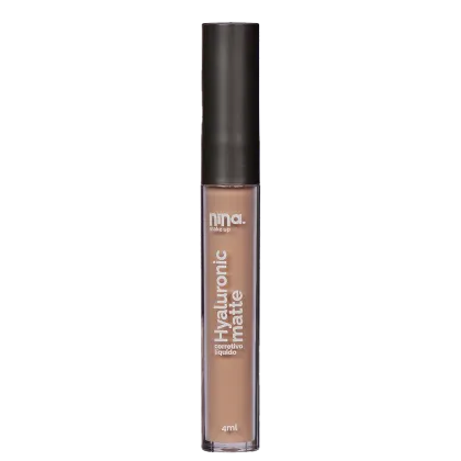Corretivo Líquido Nina Makeup Hyaluronic Matte de 4ml