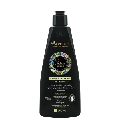 Ativador de cachos Crespos e Crespíssimos de Arvensis. Volumetria 300ml