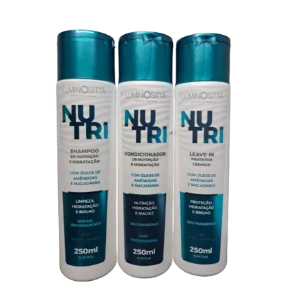 Imagem do produto Kit Luminosittà Professional Nutri Trio Home Care (3 Produtos)