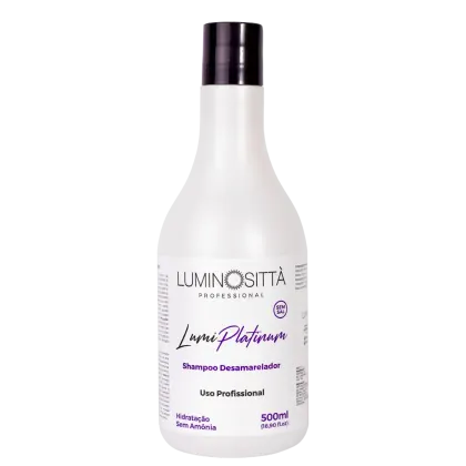 Imagem do produto Luminosittà Professional Lumi Platinum - Shampoo Matizador Desamarelador 500ml