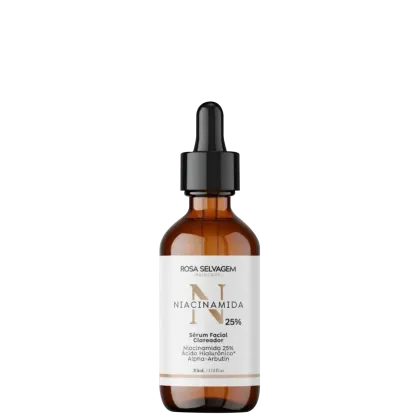 Sérum Facial Uniformizador Rosa Selvagem Niacinamida 25% de 30ml