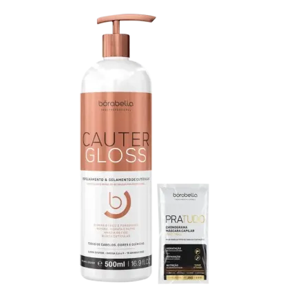 Imagem do produto Kit Borabella Cauter Gloss + Sachê PraTudo (2 Produtos)