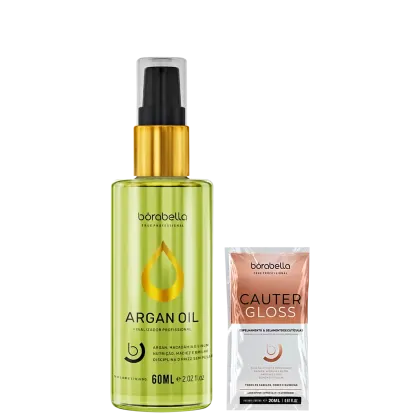 Imagem do produto Kit Borabella Argan Oil + Cauter Gloss (2 Produtos)