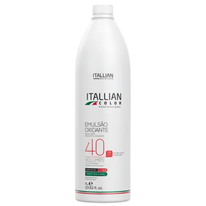 Imagem do produto Itallian Hairtech Color Professional - Emulsão Oxidante Estabilizada 40 Volumes 1L