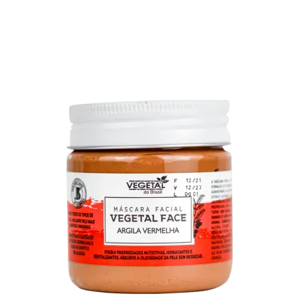 Imagem do produto Vegetal do Brasil Argila Vermelha - Máscara Facial 180g