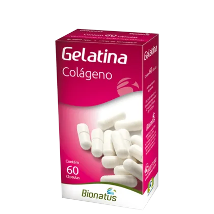 Imagem do produto Bionatus Gelatina de Colágeno - Suplemento Alimentar (60 Cápsulas)