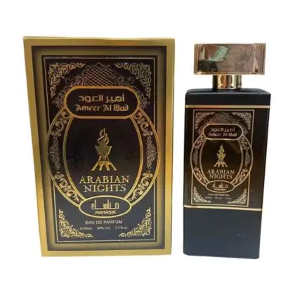 Perfume Importado Feminino Ameer Al Oud Arabian Nights Manasik EDP, 100ml.