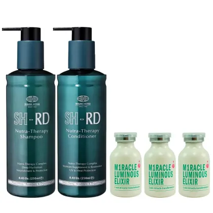 Imagem do produto Kit SH-RD - Shampoo 250ml + Condicionador 250ml + 3 Unidades de Ampola Miracle
