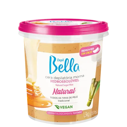 Imagem do produto Depil Bella Natural - Cera Depilatória Hidrossolúvel 1,3kg