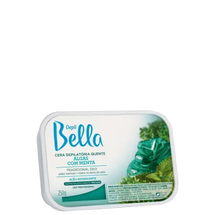 Imagem do produto Depil Bella Algas com Menta - Cera Depilatória Quente 250g