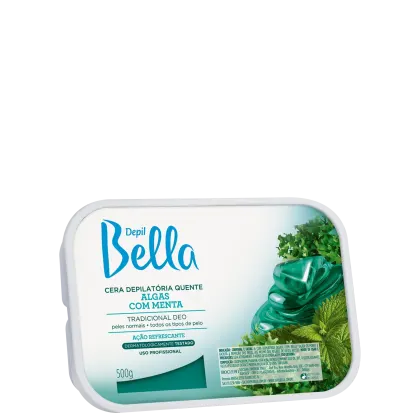 Imagem do produto Depil Bella Algas com Menta - Cera Depilatória Quente 500g