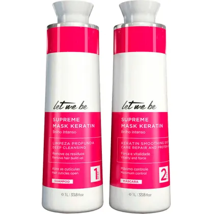 Imagem do produto Kit Let Me Be Supreme Mask Keratin Duo (2 Produtos)