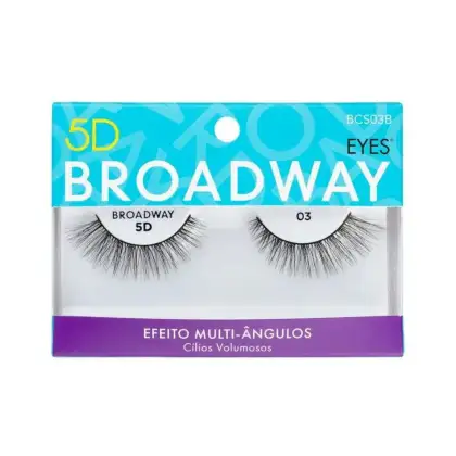 Imagem do produto Kit Kiss NY Cílios 5D Broadway 03+Cola de Cílios Postiços 5g