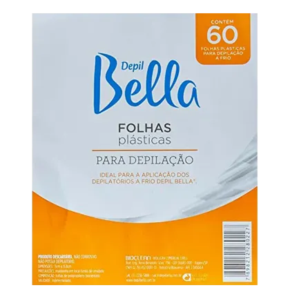 Imagem do produto Depil Bella Folhas Plásticas - Folha Depilatória (60 Unidades)