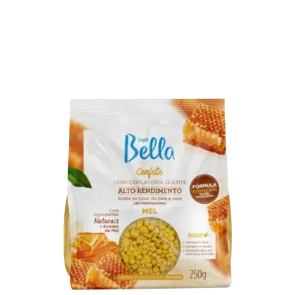 Imagem do produto Depil Bella Confete Mel - Cera Depilatória Quente 250g