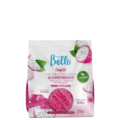 Imagem do produto Depil Bella Confete Pink Pitaya - Cera Depilatória Quente 250g