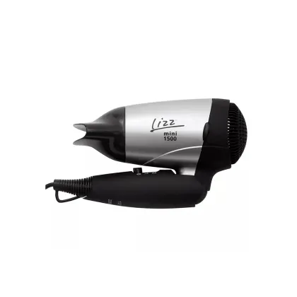 Imagem do produto Lizz Profissinal Mini Viagem Bivolt Dobrável Prata - Secador de Cabelo