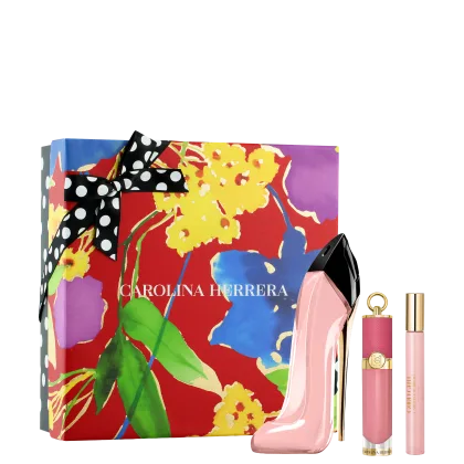 Imagem do produto Conjunto Good Girl Blush Carolina Herrera Feminino - Perfume Eau de Parfum 80ml + Travel Size 10ml + Blush Líquido 5ml