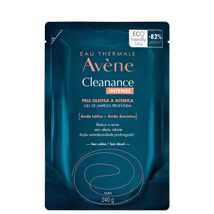A imagem mostra o Gel de Limpeza Profunda Cleanance Intense da marca Avène.